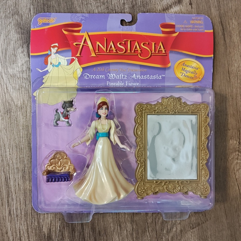 Galoob Dream Waltz Anastasia Poseable Figure Toy 1997 Cream Dress Pooka 23042